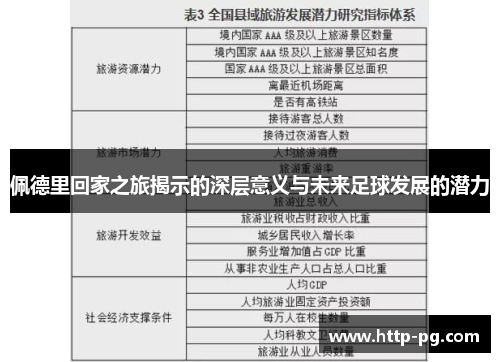 佩德里回家之旅揭示的深层意义与未来足球发展的潜力