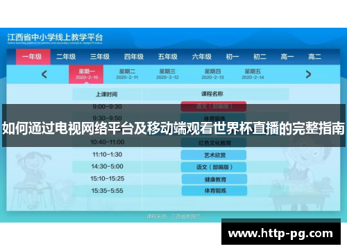 如何通过电视网络平台及移动端观看世界杯直播的完整指南